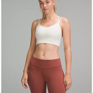 Women's Cream Sports Bra